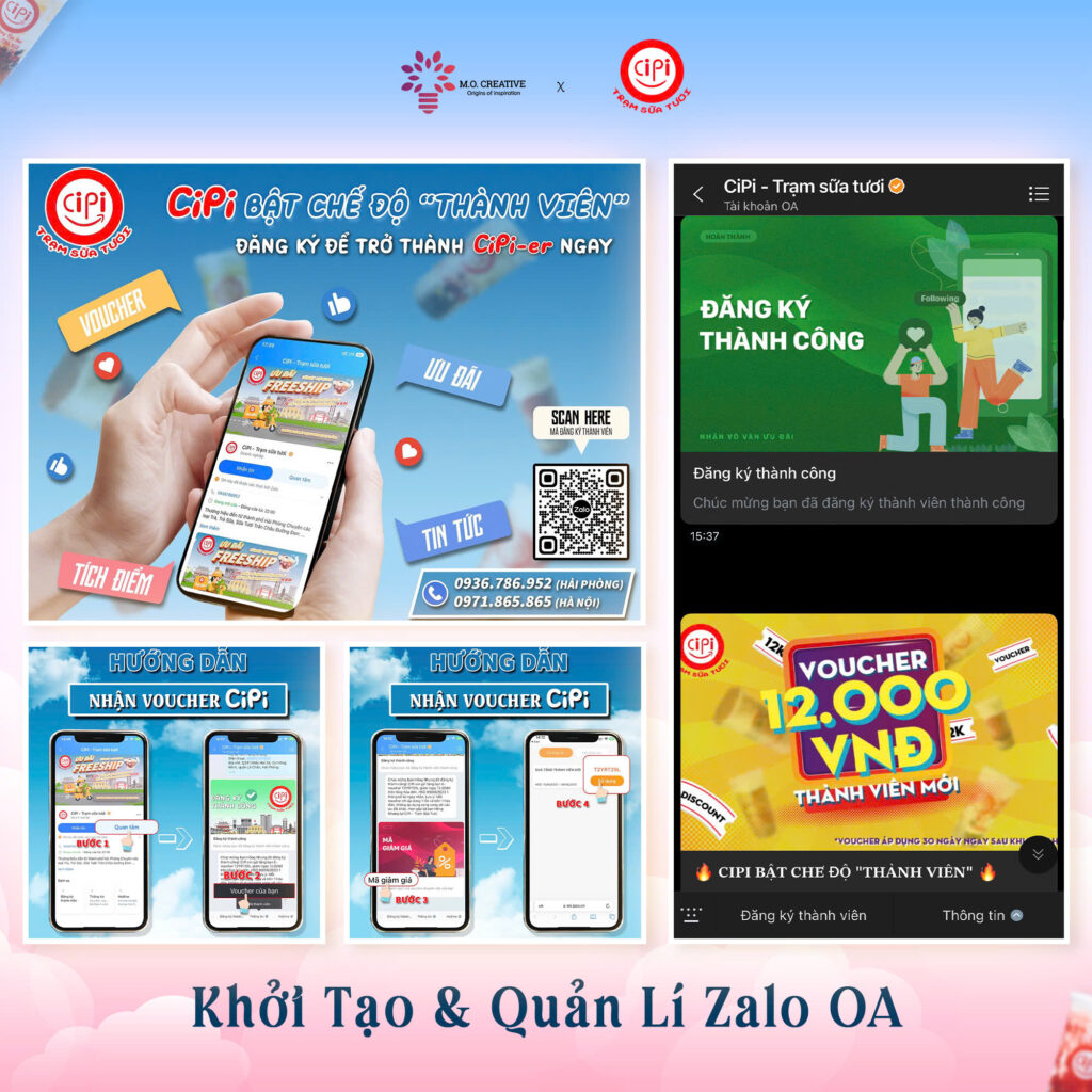 M.O. Creative x CiPi - Trạm Sữa Tươi: Hành Trình Nâng Tầm Thương Hiệu